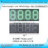 Australia Led Digital Gas Price Display 8.8.8.8 (12inch ) R/W/Y/W/B Color thumbnail-6