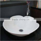 Factory Hot Sales ,Stone Resin Wash Basin,Artificial Stone Bathroom Washing Basin,Solid Surface Wall Hung Wash Basins