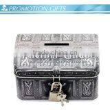 Pandora Money Saving Box With Lock for Gifts Coin Can