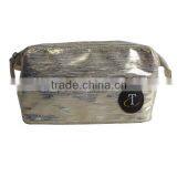 Gold PU Cosmetic Bag/trending Brand Cosmetic Bag Wholesale thumbnail-6