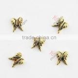 Gold angel wings story charms for locket pendant