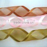 wholesale wide satin edge organza ribbon
