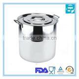 Large Stainless Steel Stockpot Casserole