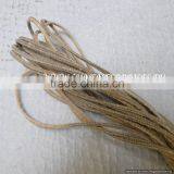 Real Nappa Leather Cords -Real Nappa Leather 2,5 mm Round Strobel Snake Patch Style Coffee Brown thumbnail-4