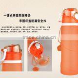 Manufacturing Soft Silicone Water Bottle Unbreakable Silicone Sport Water Bottle thumbnail-3