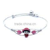 Factory Price High Fashion 925 Silver Jewelry High Quality Enamel Bangle thumbnail-2