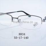 2016 New Arrived Woman Metal Optic Frames Half Rimless 8834