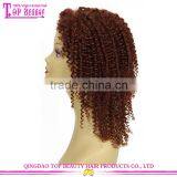 Kinky Curly Color 30 7a Unprocessed Brazilian Human Hair Lace Front Wigs For Black Women thumbnail-6
