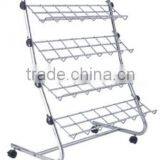 Adjustable Folding 5 Tier Stable Metal Shoe Rack thumbnail-1