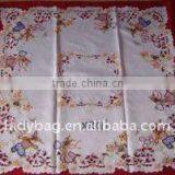 polyester embroidery easter tablecloth