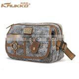 Old Fashion Men's Shoulder Bag Running Waist Bags in Canvas thumbnail-2