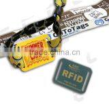 China Supplier RFID Smart Woven Thread Wristbands thumbnail-2