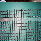 square screening galvanized stainless steel crimped wire mesh (ISO9001 manufacturer)
