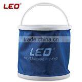LEO Foldable Portable Canvas Fishing Pail Bucket Folding Outdoor Equipment Fishing Bucket Fishing Equipment 3 Colors thumbnail-3