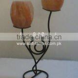 Metal Salt Lamp Basket/Feng Shui Salt Lamps/Iron Basket Salt Lamp/Metal Fire Basket thumbnail-4