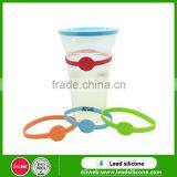 Silicone Bar Accessories Drinking Markers Cute Silicone Party Glass Marker Silicone Drink Coasters thumbnail-2