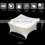 White Plastic Ottoman for Nightclub LGL61-9521 thumbnail-1