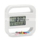 Multifunction Digital Desk Clock With Clip and Memo Holder thumbnail-3