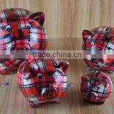 Hot Promotion Gift Ceramic Lattice Painting Children's Piggy Bank thumbnail-1