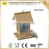 Wholesale Unfinished Houseshape Window Wood Bird Feeder thumbnail-1