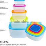 Square Storage Container Food Container Plastic Container thumbnail-1