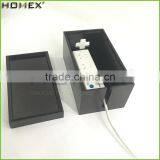 Bamboo Cable Organizer Case Box With Top in Black/Homex_FSC/BSCI Factory thumbnail-1