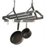 Wrought Iron Kitchen Hanging Pot Rack thumbnail-1