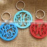 china factory wholesale custom acrylic lucite pvc keychain