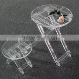 Wholesale Custom Handmade Clear Acrylic Folding Table thumbnail-4