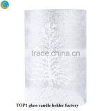 Round Frosted White Tree Scented Soy Candles thumbnail-4