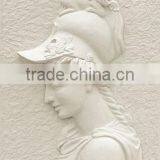 Greek Bust Wall Relief Art thumbnail-1