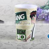 Food Grade Safe Custom Printed Single Wall Plastic Cup thumbnail-1