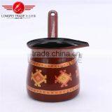 Eco-friendly OEM Enamel Coffee Pot/coffee Jug / Coffee Warmer With Long Handle thumbnail-4