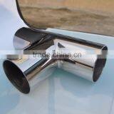 Stainless Steel Pipe Accessories 3 Way Stainless Steel Elbow thumbnail-5