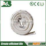 White PVC Lined Garden Canvas Water Hose For Irrigation thumbnail-2