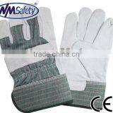 NMSAFETY High Quality Cheap Leather Safety Glove for Worker thumbnail-1
