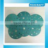 150mm Green Film Backing Hook and Loop Disc Abrasive Car Polishing Pad