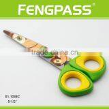 S1-1038C 5.5" 2Cr13 Stainless Steel Blade With PP+TPR Plastic Handle Mini Scissors thumbnail-1