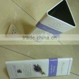 Triangle Tea Tin With Plug Inner Lid thumbnail-1