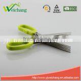 WCSC0532 Premium Soft Grip Stainless Steel Precision 5 LAYER BLADES SCISSOR New Design thumbnail-2