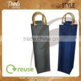 ( Super Deal ) Nylon One Bottle Wine Bag for Wine Shopping thumbnail-1