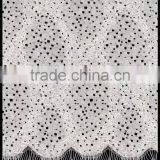 Eyelash Nylon Cotton Lace Fabric for Garment, Wedding Gown and Scarf thumbnail-1
