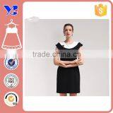 Slim Thin Ladies Elegant Cotton Custom Made Cap Sleeve Evening Cocktail Dress thumbnail-1