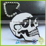 Personlaized New Arrival 2D/3D Pvc Skull Keychain