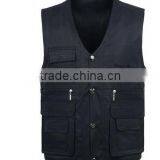 Men's Outdoor Spring and Autumn Much Pockets Male Vest Work Wear Fishing Vest OEM thumbnail-1