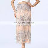 Domin Fashion Latest Beading Style Long Skirt Design thumbnail-3