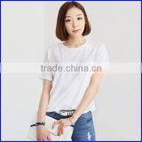 Top Fashion Design Your Own Blank t Shirt China Wholesale Bamboo Best Slim Fit Blank T-shirt thumbnail-1