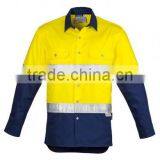 hi Vis Work Shirt and Pant Color Combinations Button Front thumbnail-2
