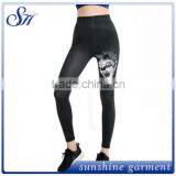 KX019 Polyester Women's Novelty Leggings With Various Prints 2017 thumbnail-2