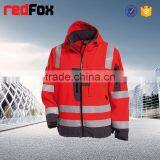 Reflective Bike Softshell Jacket With Laser Cut Pocket thumbnail-1